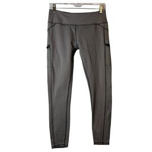 EUC - Z by Zhobha Black & White Herringbone Leggings Size M (8-10)